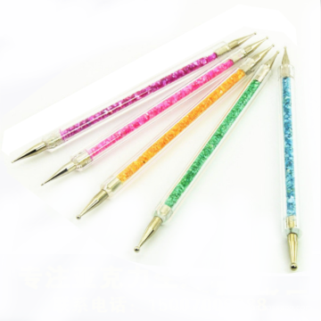 Wholesale Nail Art Pen Double head Nail Point drill pen kit